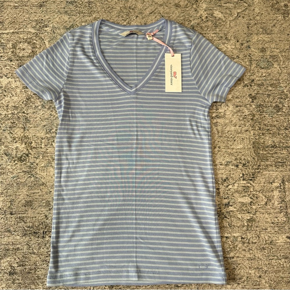 🆕Vineyard Vines Calm Water Striped Top Size XXS